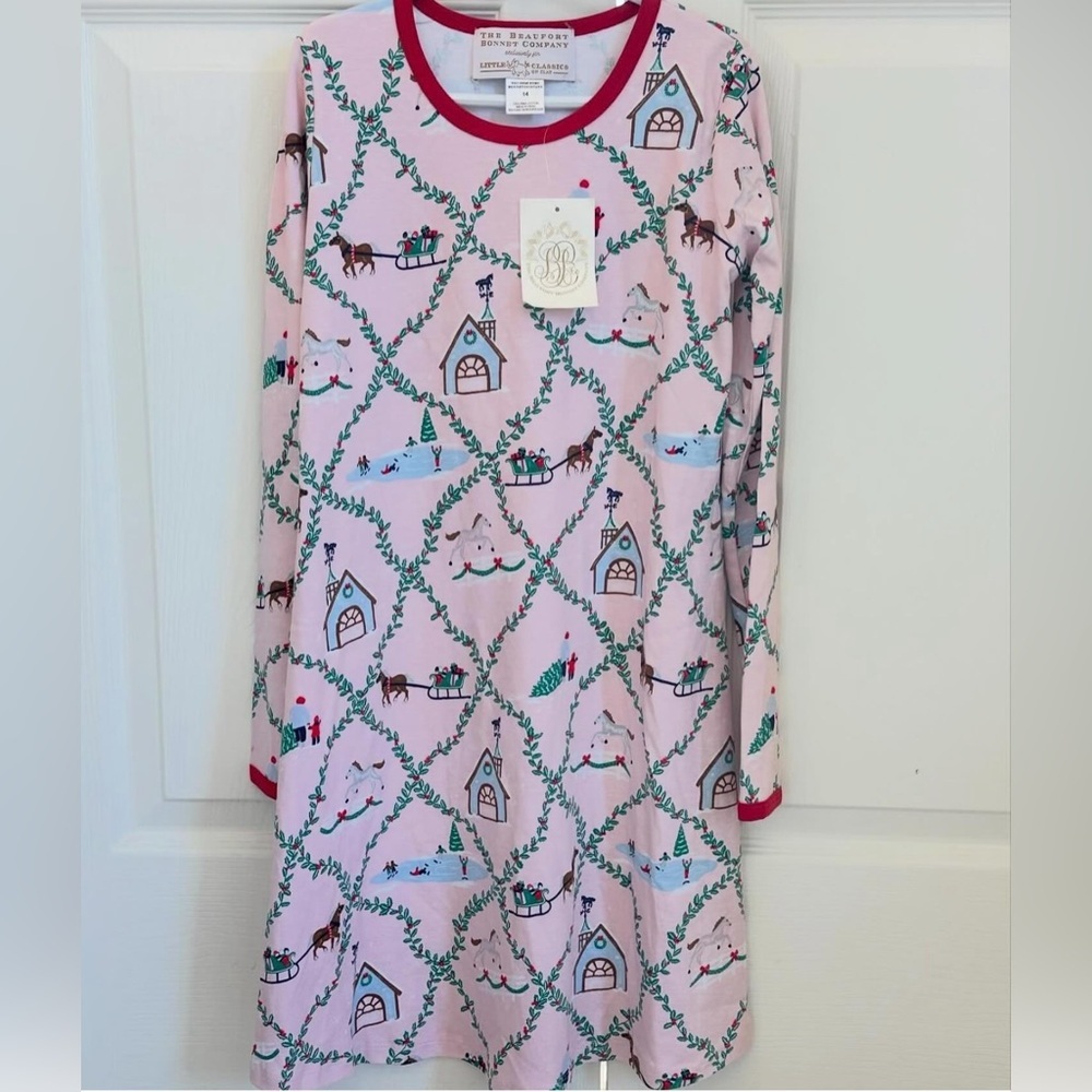 NWT  Beaufort Bonnet Company Holiday Polly Dress size 14